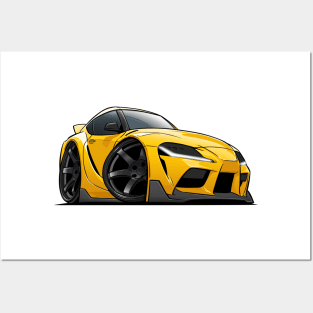 Toyota A90 Supra Posters and Art